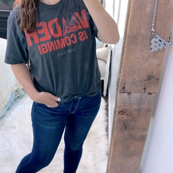 Star Wars Darth Vader grey graphic T-shirt size XLarge - Picture 1 of 6